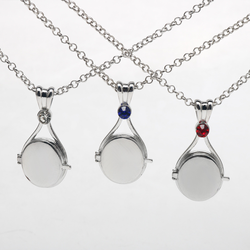 อะนิเมะสัปดาห์ H2O Red Sand Mark Shell Magnetic Flip-top Photo Diamond Girl Mermaid Shell สร้อยคอ 04