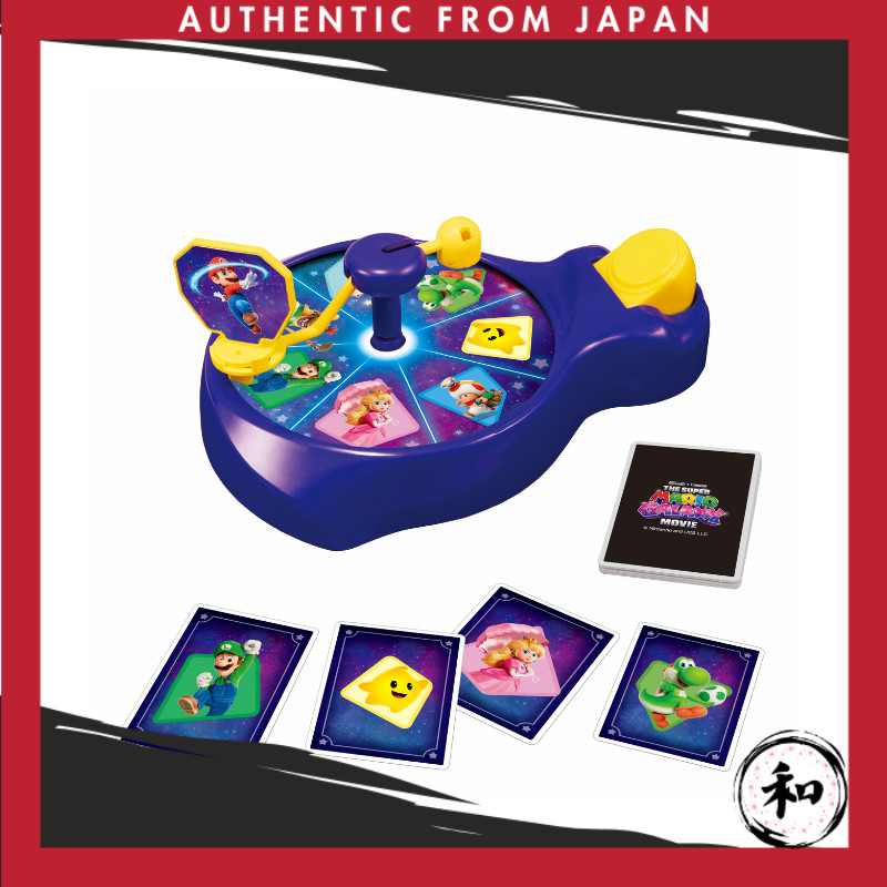 EPOCH The Super Mario Galaxy Movie Spin Match Game ST Mark Certified Ages 4 and up Toy Game Players: