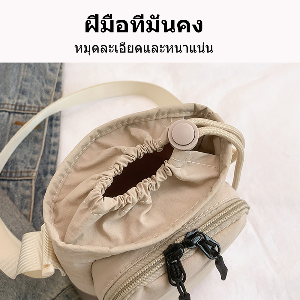 กาต้มน้ำไนลอนแบบพกพากระเป๋าสะพายหลังผู้หญิงหลายชั้นพกกระเป รูปที่ 5