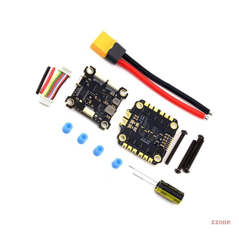Zzz การใช้งานที่เป็นมิตร F722 Flight Controller 60A ESC พร้อมการออกแบบแยกส่วนประกอบและวงจรป้องกันทีว