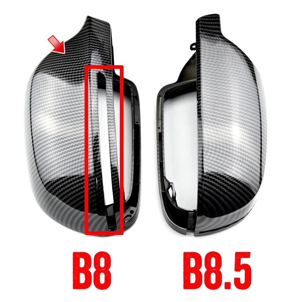 ฝาครอบกระจกรถยนต์สําหรับ Audi A3 8P A4 A5 B8 B8.5 Q3 A6 C6 4F S6 ไฟสัญญาณป้องกัน SQ3 กระจกมองหลัง A8