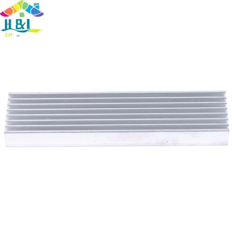H&L 100*25*10 มม. หม้อน้ําอิเล็กทรอนิกส์ฮีทซิงค์กําลังสูงอลูมิเนียม {th}