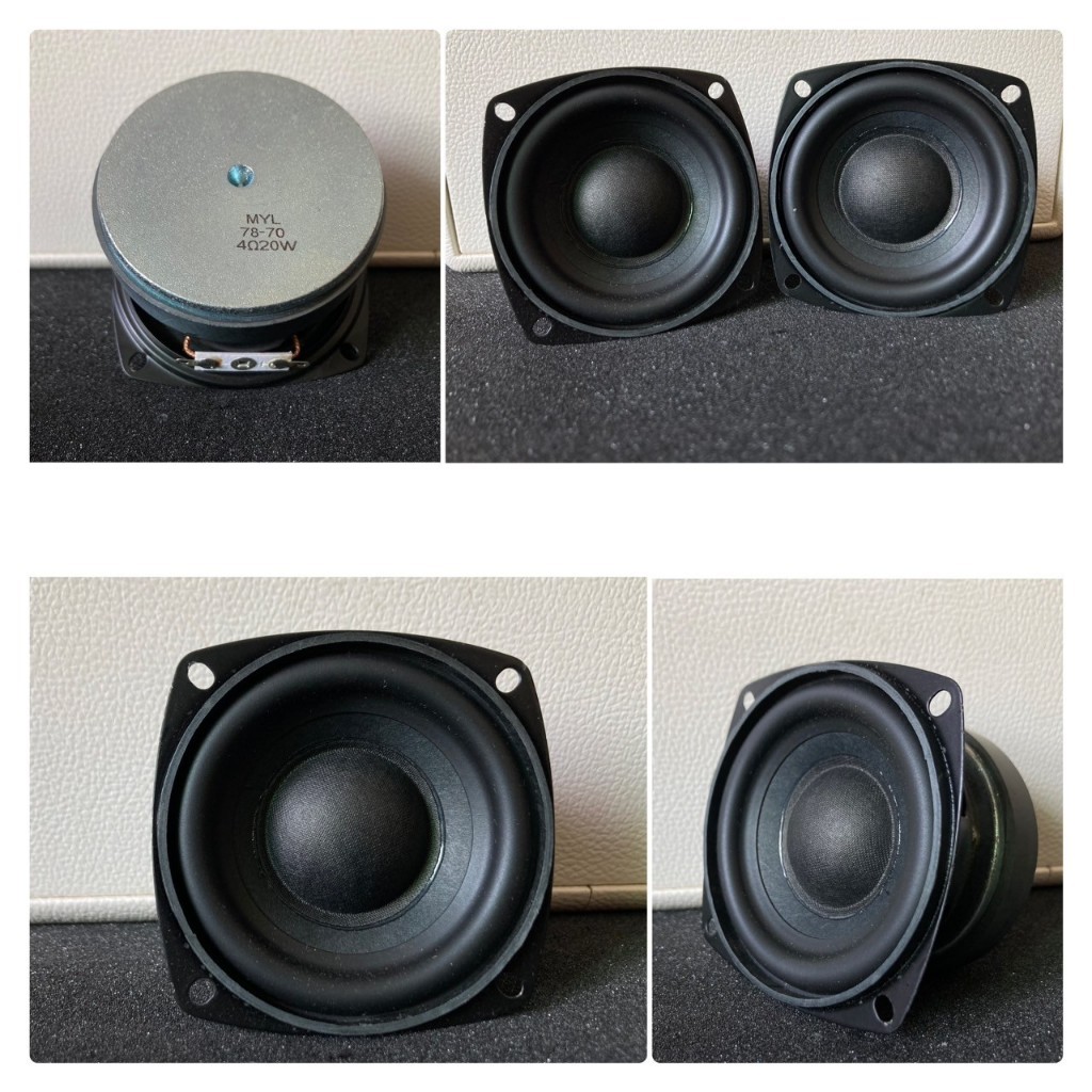 ดำลำโพง 3” myl 4 โอม 20w มิดโล ทำ 2.0 เบสมาดี