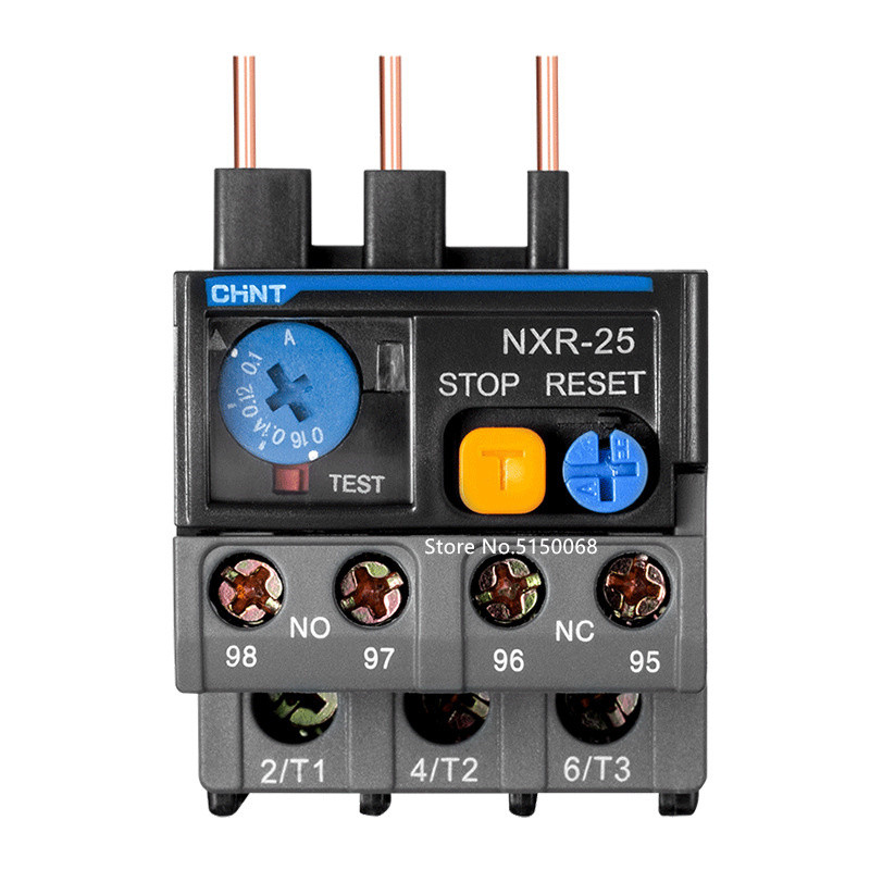 CHINT รีเลย์ NXR-25 0.63~1A-17-25A NXR-38 23A-32A-30A-40A NXR-100 80A-100A Thermal Overload Relay สํ