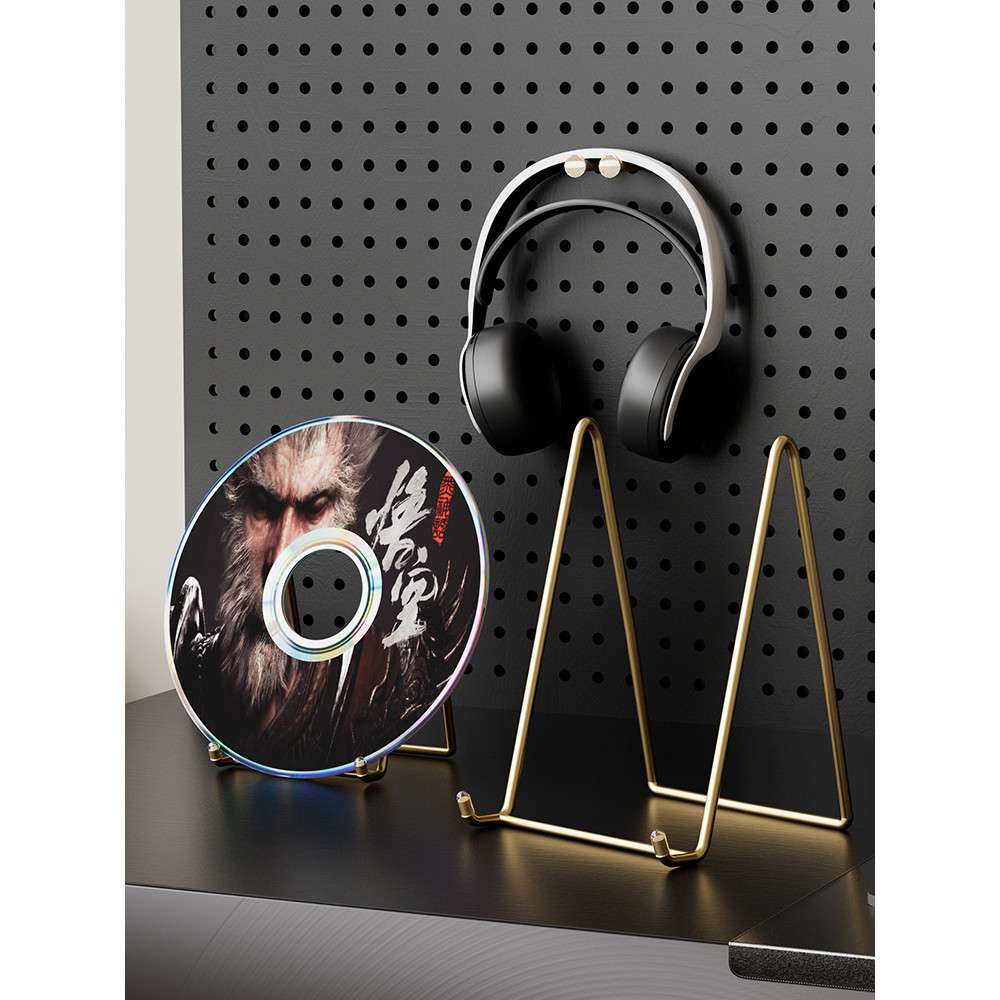 บี. บี. CD Rack Storage Display Rack DVD CD Rack CD Rack ชั้นวางบันทึกไวนิลเกม CD Rack Holder 4GSY
