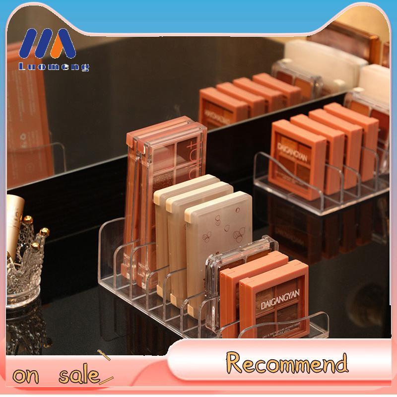 Luo-Meng โต๊ะเครื่องแป้งเครื่องสําอางค์ Ra โต๊ะลิ้นชัก Divider Organizer โปร่งใสแต่งหน้าอายแชโดว์กล่องเก็บเดสก์ท็อปตกแต่ง Nice