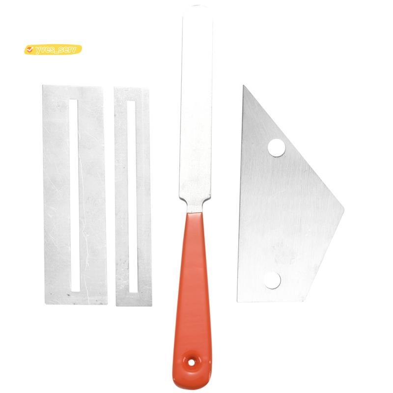 yves_serviceStainless Steel Guitar Fret File + Fret Rocker Level + Fingerboard Protector Guitar Luth