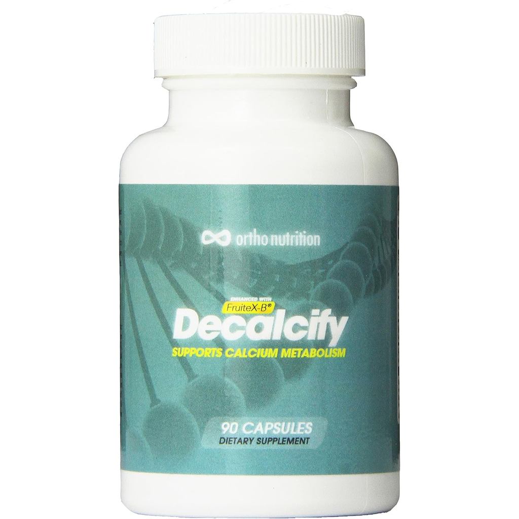 Decalcify - Fruitex-B, Vitamin K2 (MK4 และ MK7), Magnesium และ Potassium Oroate, 90 แคปซูลมังสวิรัติ