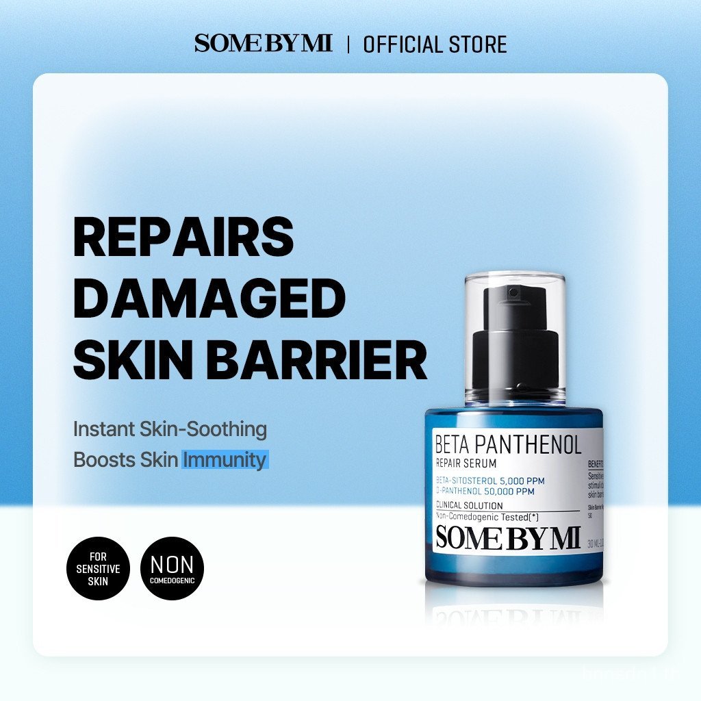 SOME BY MI Beta-Panthenol Repair Serum 30ml Skin Barrier Care, บานพับ, สําหรับ Sensitive V1ON