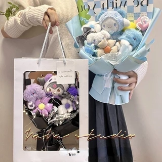 ตุ๊กตาช่อดอกไม้ วันวาเลนไทน์ Kuromi ดอกไม้ น่ารัก ช่อดอกไม้ ของเล่น ตกแต่ง ของเล่นเด็ก ของขวัญวันเกิด