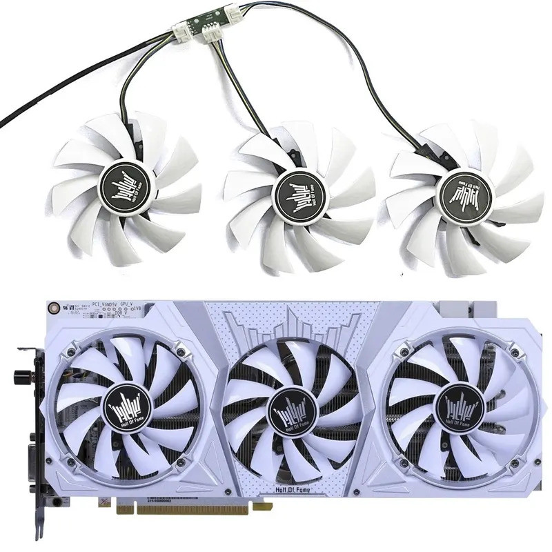 GA92S2H - PFTE 12V 0.35A 4Pin 85 มม.พัดลม VGA สําหรับ GALAXY GEFORCE GTX1060 GTX1070 GTX1080 TI HOF 