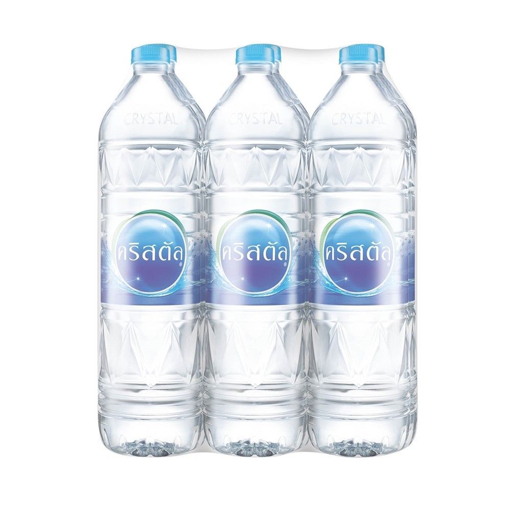 [สินค้าส่งด่วน] คริสตัล น้ำดื่ม 1500 มล. แพ็ค 6 CRYSTAL WATER 1500 ML. PACK 6