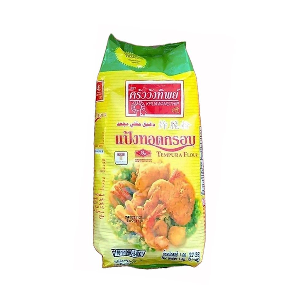 [สินค้าส่งด่วน] ครัววังทิพย์ แป้งทอดกรอบ 1กก KRUAWANGTHIP TEMPURA BATTER MIX FLOUR1KG