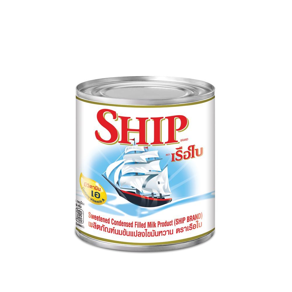 [สินค้าส่งด่วน] เรือใบนมข้นแปลงไขมันหวาน 370 ก. SHIP SWEETENED CONDENSED FILLED MILK370G