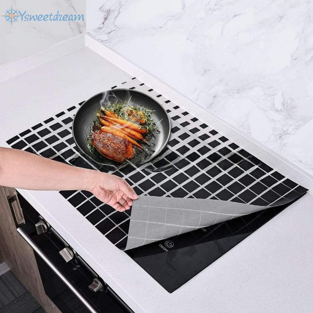 【SWTDRM】Silicone Induction Cooktop Mat Non Slip Heat Resistant Stove Protector Pad