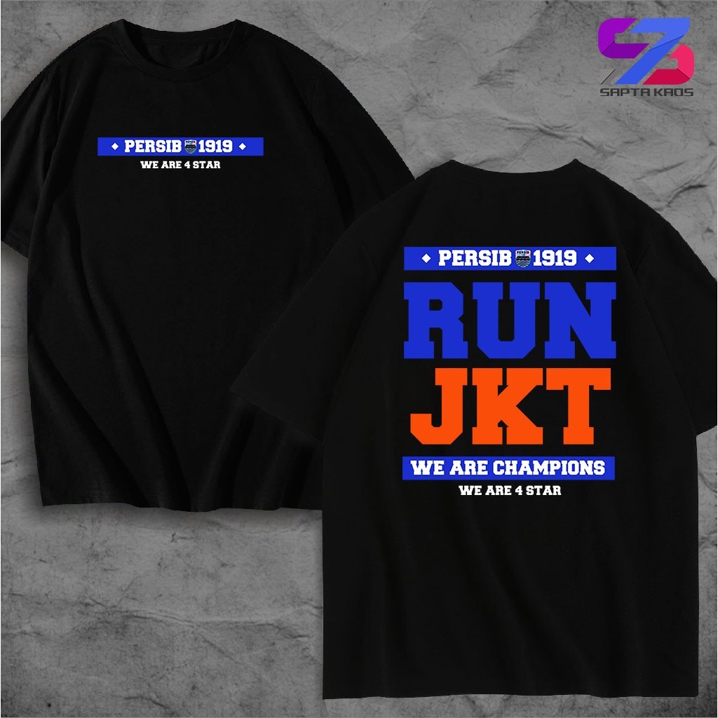RUN JKT เสื้อยืด PERSIB BOBOTOH TSHIRT RUN JKT - SUITABLE สําหรับผู้ชายและผู้หญิง