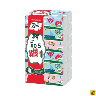 ซิลค์ กระดาษเช็ดหน้า ทราเวลแพ็ค 115 แผ่น x 5 ชิ้น