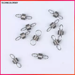 Technicolorsky 10pcs Spinning Wheel Swing Arm Reversing Switch Return Spring Fishing Reel Spring Accessories Spinning Wheel Extension Spring TSY