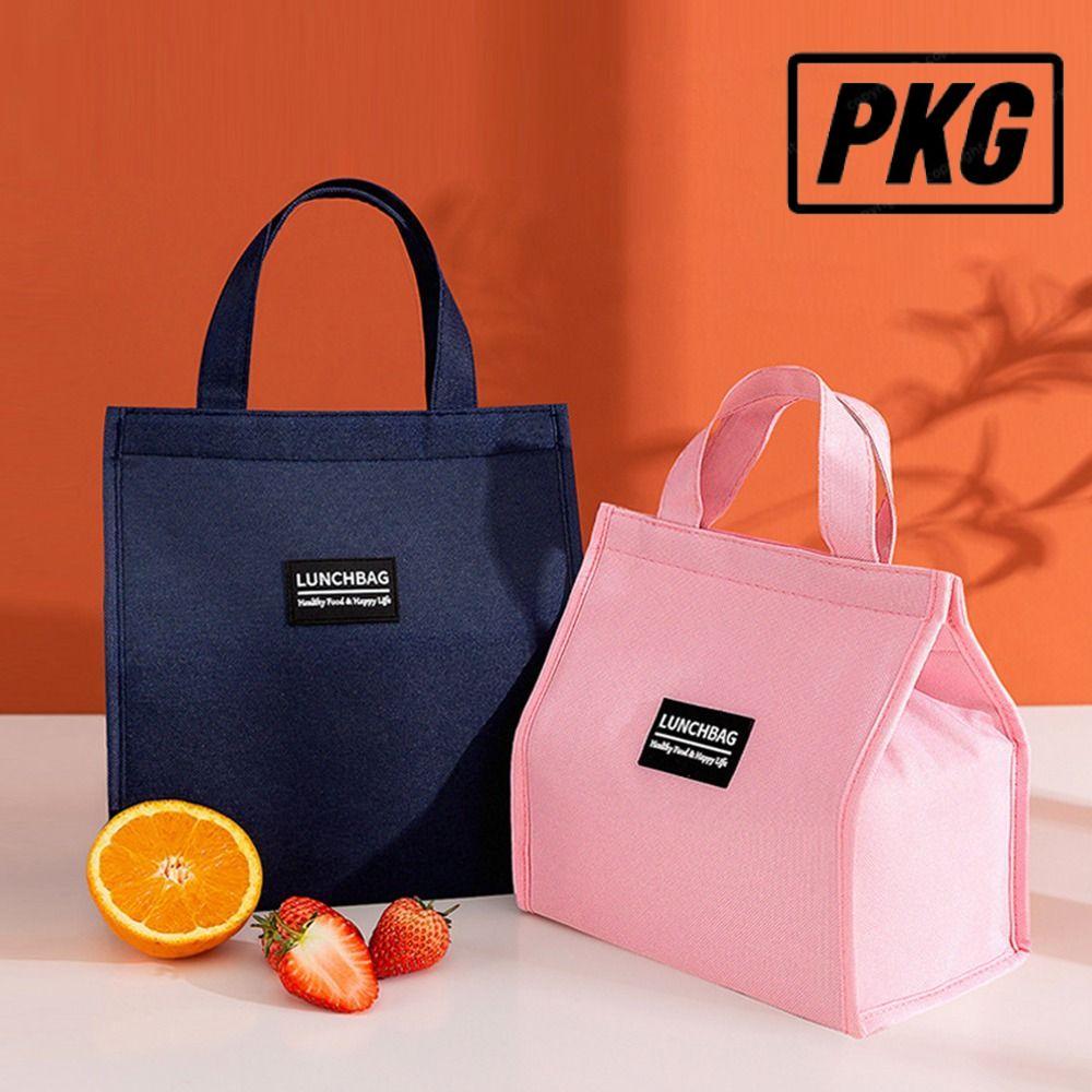REPKG 1 ชิ้นถุงอาหารกลางวันเก็บความเย็น,กระเป๋ากันน้ํา S/M/L ฉนวนถุงความร้อน,กล่องอาหารกลางวันแบบพกพาปิคนิคท่องเที่ยว