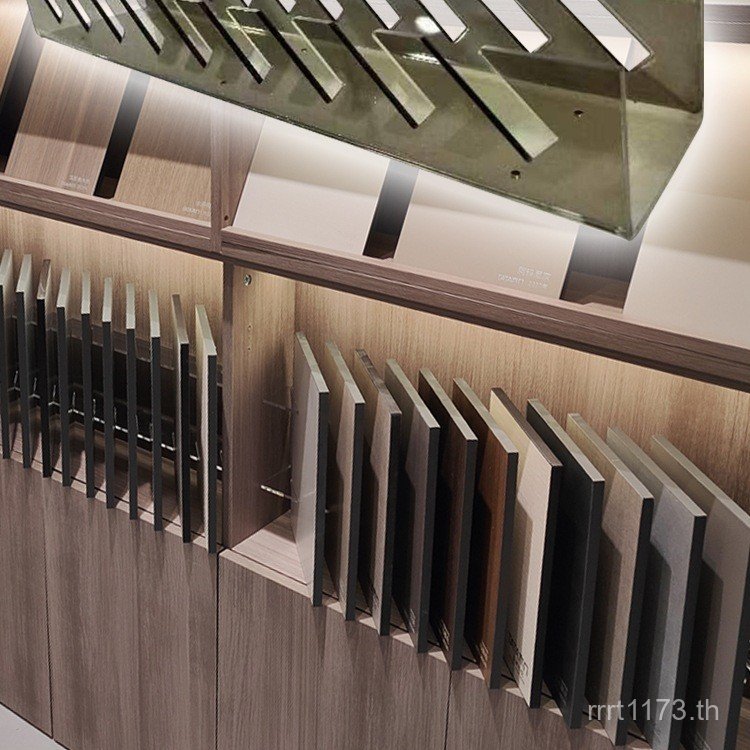 W & Display Rack หินกระเบื้องบอร์ดขนาดเล็กรุ่นแผ่นอะคริลิคสี Display Slot Place Multi-Function BOARD