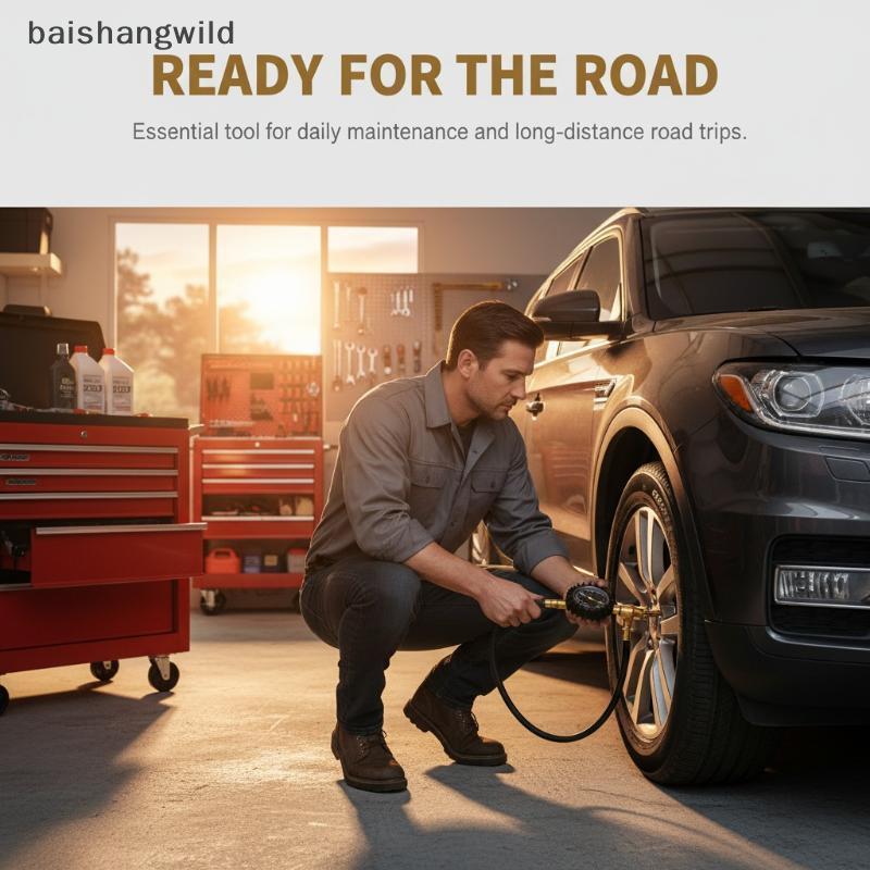Bwth 75Psi เครื่องมือวัดความดันลมยางอัตโนมัติและเครื่องวัดความดันสําหรับ Tru/Motorbike Jelly