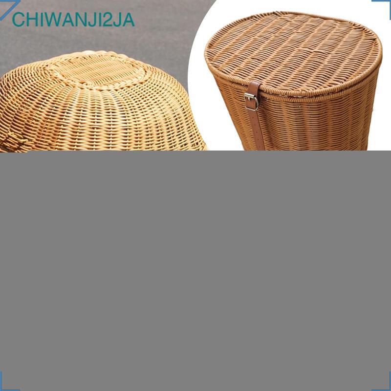 [chiwanji2ja] ตะกร้าจักรยานด้านหน้ามัลติฟังก์ชั่นสําหรับเด็กผู้หญิงภาชนะบรรจุสินค้าทํามือ