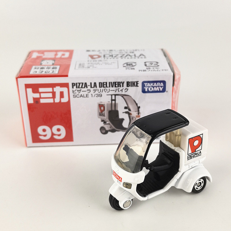 Tomica 99 Pizza-LA Delivery Bike 1/39 Diecast Modell 102762