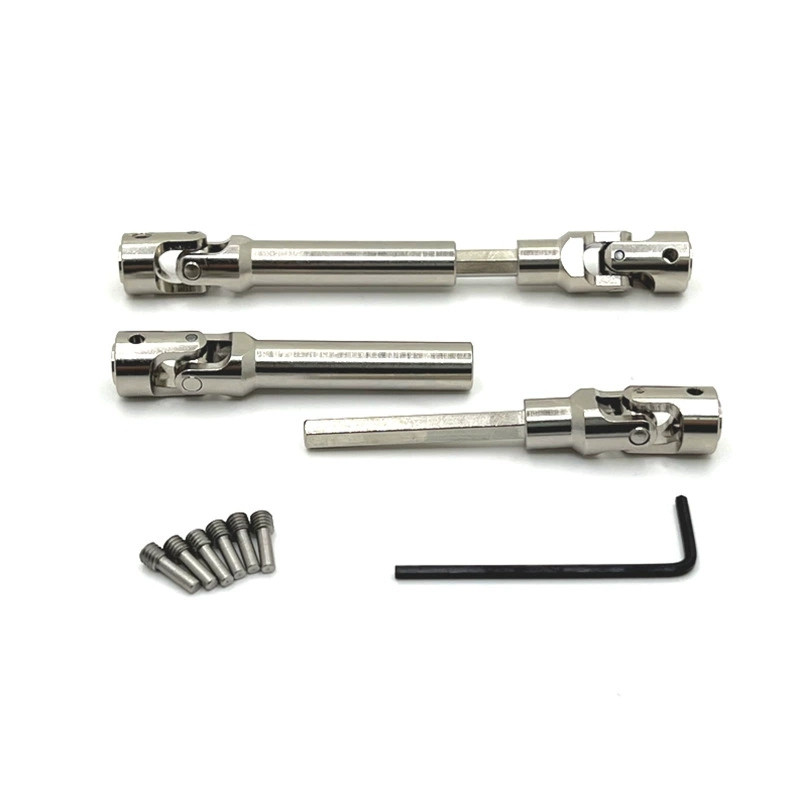 HiPoRC 2PCS โลหะไดรฟ์เพลาสําหรับ HB ของเล่น R1011 R1012 R1013 R1014 R1001 R1002 R1003 R1004 อัพเกรด