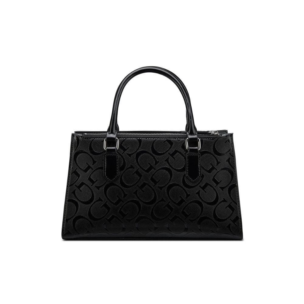 GUESS กระเป๋า รุ่น MM983306 BROOKEN SATCHEL SATCHEL สีดำ ราคา ถูกที่สุด ดีลบีเคเค แกลเลอรีภาพที่ 3
