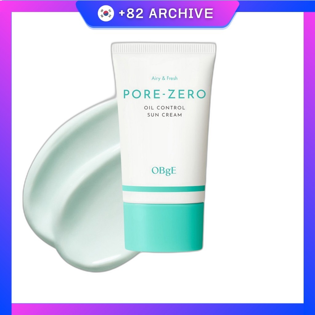 [obge] Pore-Zero Oil Control Sun Cream 50 ml 1 ชิ้น / Korean Sun Cream / Oil Control / ของแท้ 100% โ