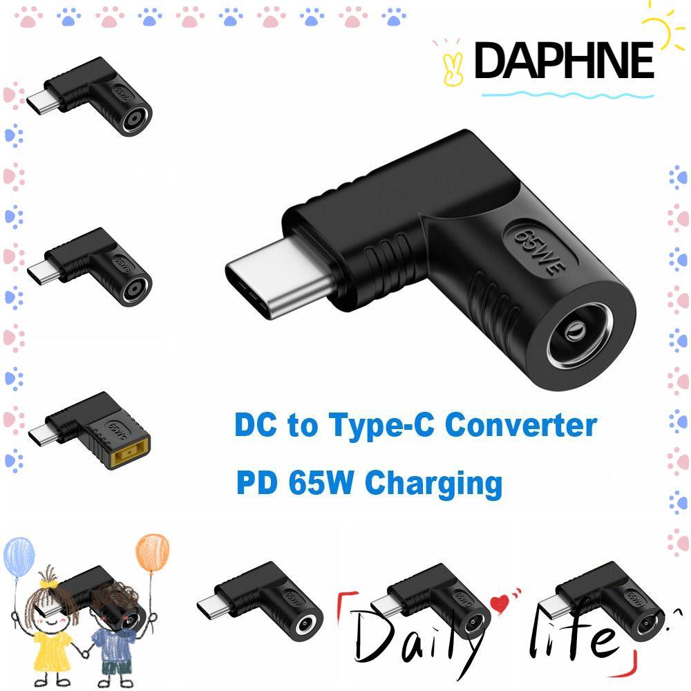 DAPHNE Power Adapter 5 V 9 V 12 V USB C Connector 5.5X2.5 7.4X0.9 4.5X0.6 มม.แล็ปท็อปสําหรับ //