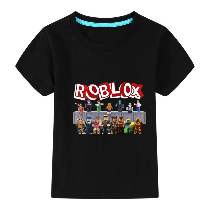 2026100% Cotton Kids T-shirt Game Roblox T-shirts Premium Quality Unisex Fashion Clothing for Boys G