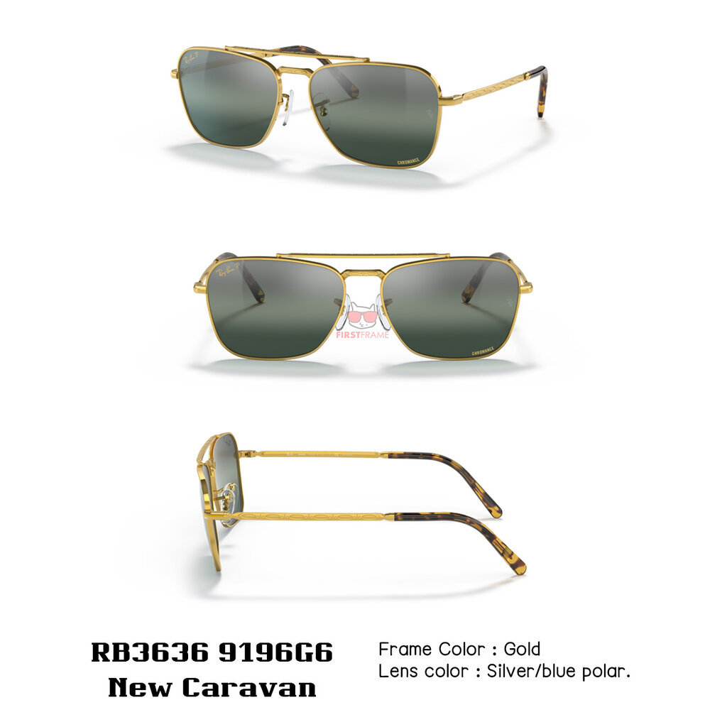 RayBan RB3636 9196G6 NEW CARAVAN
