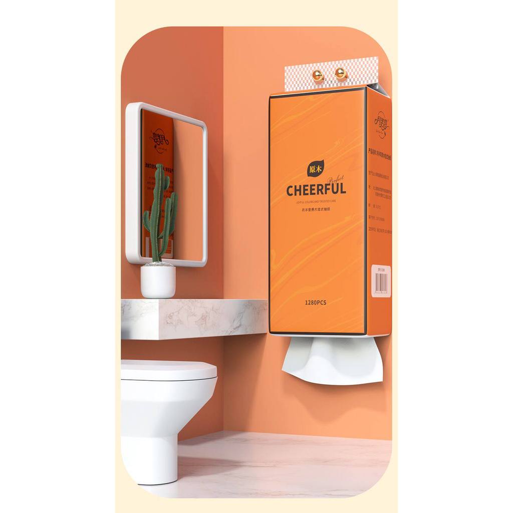 5 ชั้น 175 * 160 มม. Air Cushion Cheerful Tissue Deluxe Comfort Tissue