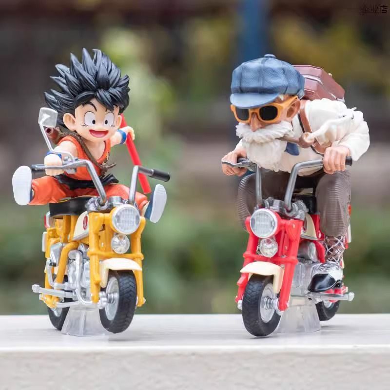 15 ซม.Dragon Ball GK GD Akira Toriyama ชุดรถจักรยานยนต์รถจักรยานยนต์เต่า Immortal ในวัยเด็ก Goku รูปตกแต่งตุ๊กตา