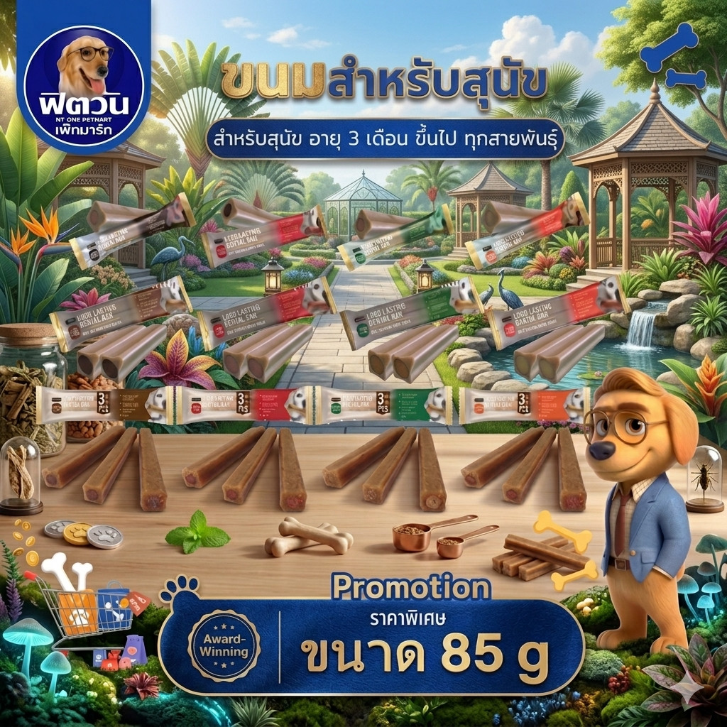 Goodies Long Lasting เดนทอลบาร์ ขนมขัดฟัน  ขนาด  85 กรัม มีแบบ 1 ชิ้น 2 ชิ้น และ 3ชิ้น{ขนม}