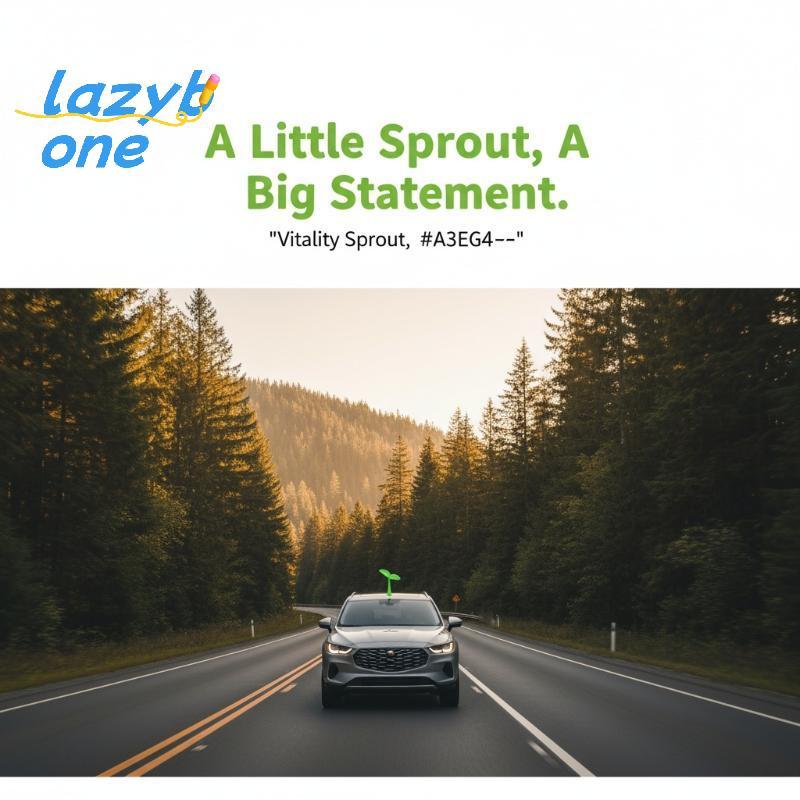 LZ-t] รถตกแต่งด้านบน 3D Bean Sprout และดอกไม้ Bud ที่ไม่ซ้ํากันเครื่องประดับภายนอกสําหรับปรับแต่งรูปลักษณ์ของยานพาหนะ [ใหม่]