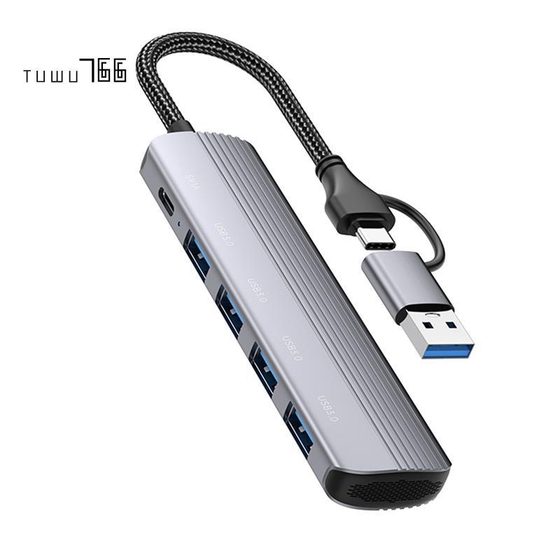 [tuwu766]7 in 1 USB Hub ทํางานดิสก์ USB สําหรับพีซีแล็ปท็อปแท็บเล็ตสําหรับการทํางาน