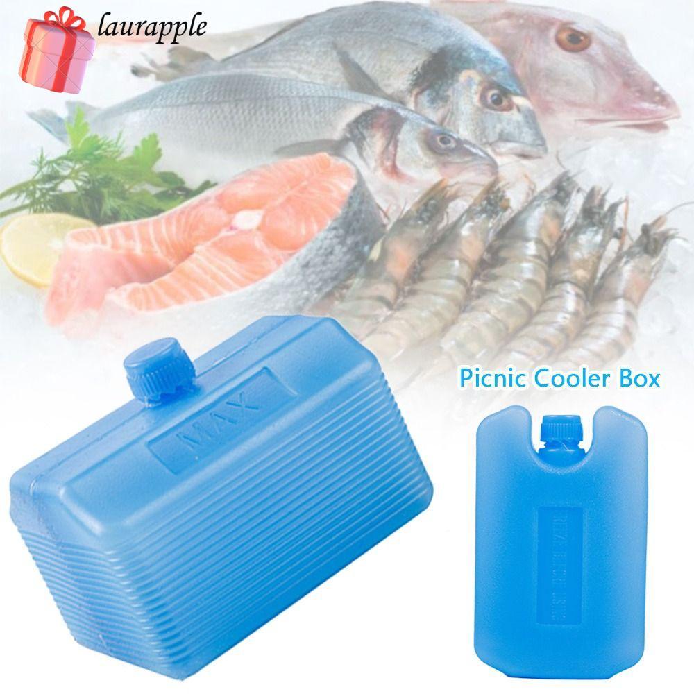 LAURAPPLE 1/2/3PCS Ice Crystal Box, PE Reusable Ice Box, Keep Fresh Refrigeration Air Conditioning F