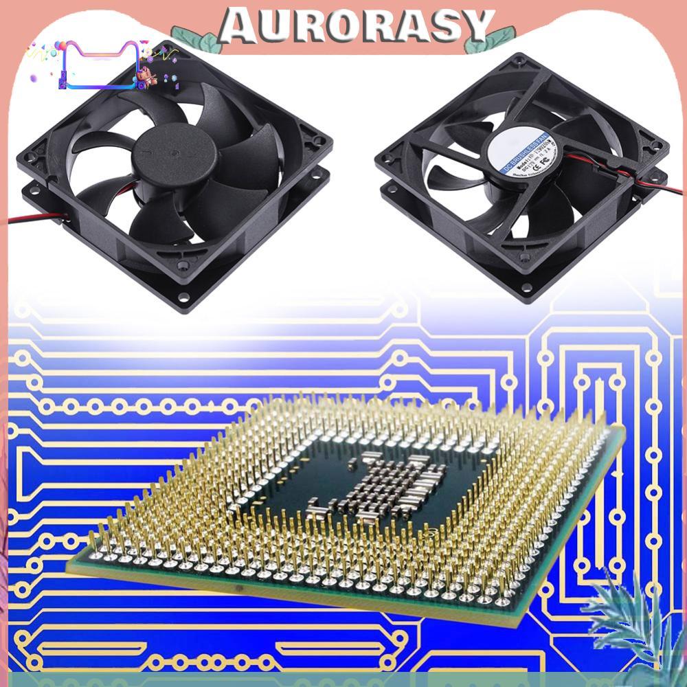 ปี-129025SM DC 12V Cooler Fan 90x90x25mm 7 Blades Computer PC พัดลมระบายความร้อน
