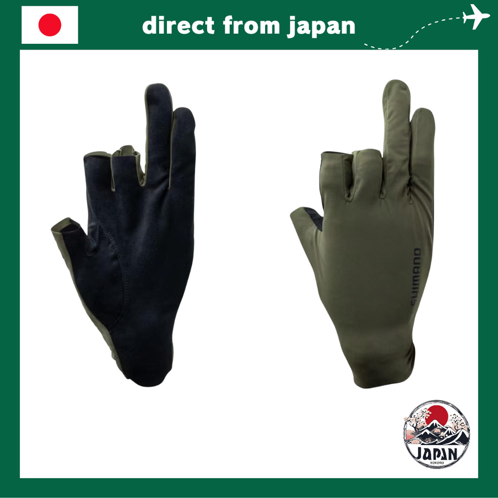Shimano Sensitive Gloves 3-Cut Ultimate Bare-Hand Feel Fishing Gloves