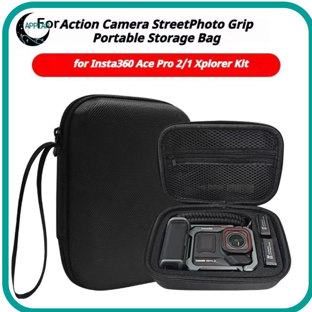 APPEAR Storage Bag, Shock Resistance Fall Protection Carrying,แบบพกพาสําหรับ Insta360 Ace 2/1 Xplore