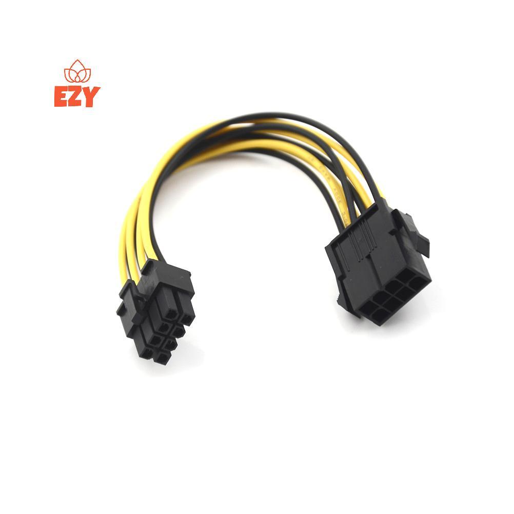 EZY 20 ซม. 8 Pin ATX PSU Power Extension Cable Extension สายไฟใหม่