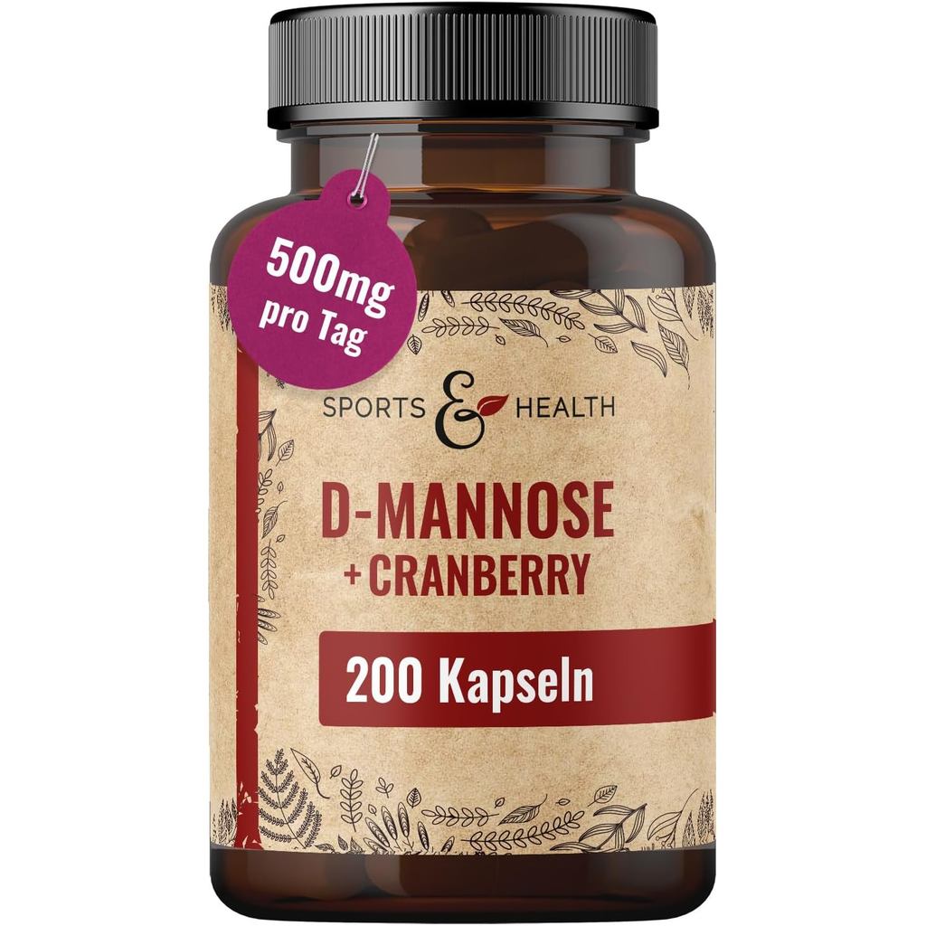 D-Mannose Powder High Dose Capsules High Dose-200 Capsules Cane Berry D-Mannose Capsules-D-Mannose P
