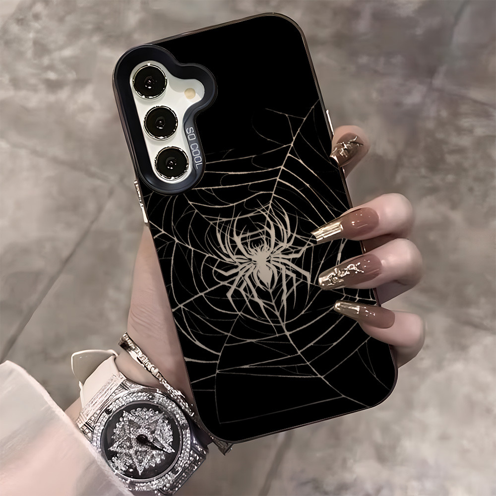 ใยแมงมุม IMD เคส For Samsung A07 A17 A55 A06 A05S A15 A35 A54 A26 A36 A56เคสโทรศัพท์ เปลือกแข็ง กันกระแทกเคสมือถือ ราคา ถูกที่สุด ดีลบีเคเค แกลเลอรีภาพที่ 6