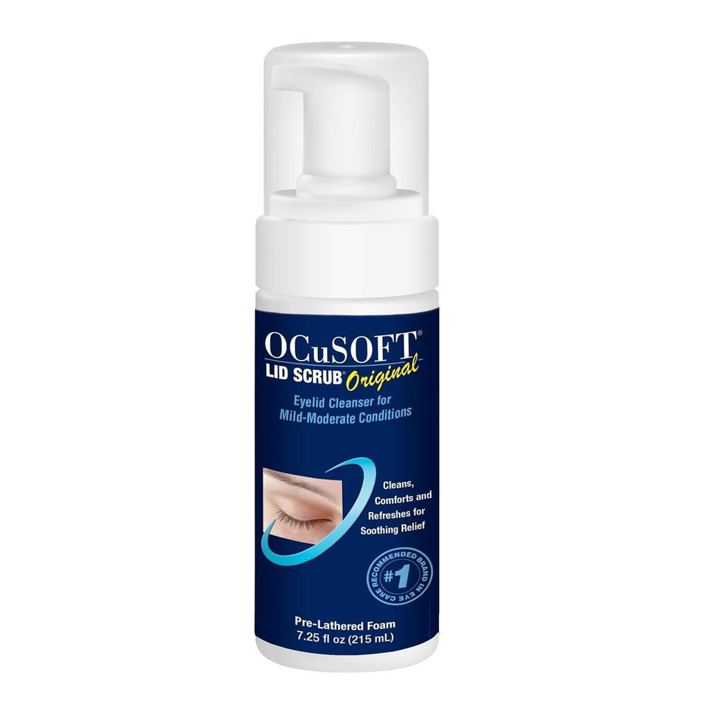 OCuSOFT Lid Scrub Original Foam Eyelid Cleaner-อ่อนโยน Instant Foaming Eyelid and Eyelash Cleaner