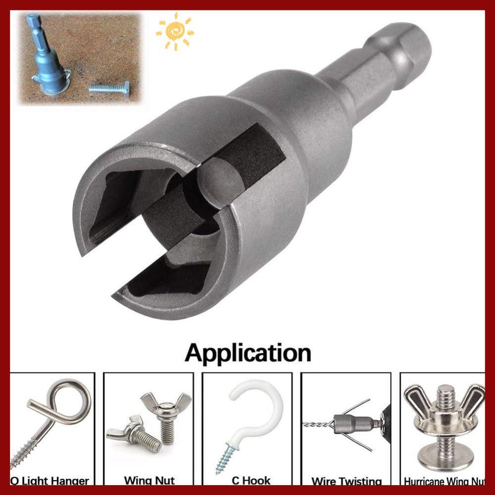 PTKFPT09 Wing Nut Driver Set, Wire Nut Torque Hardware Accessories Butterfly Wing Nuts Bolts, ของขวั