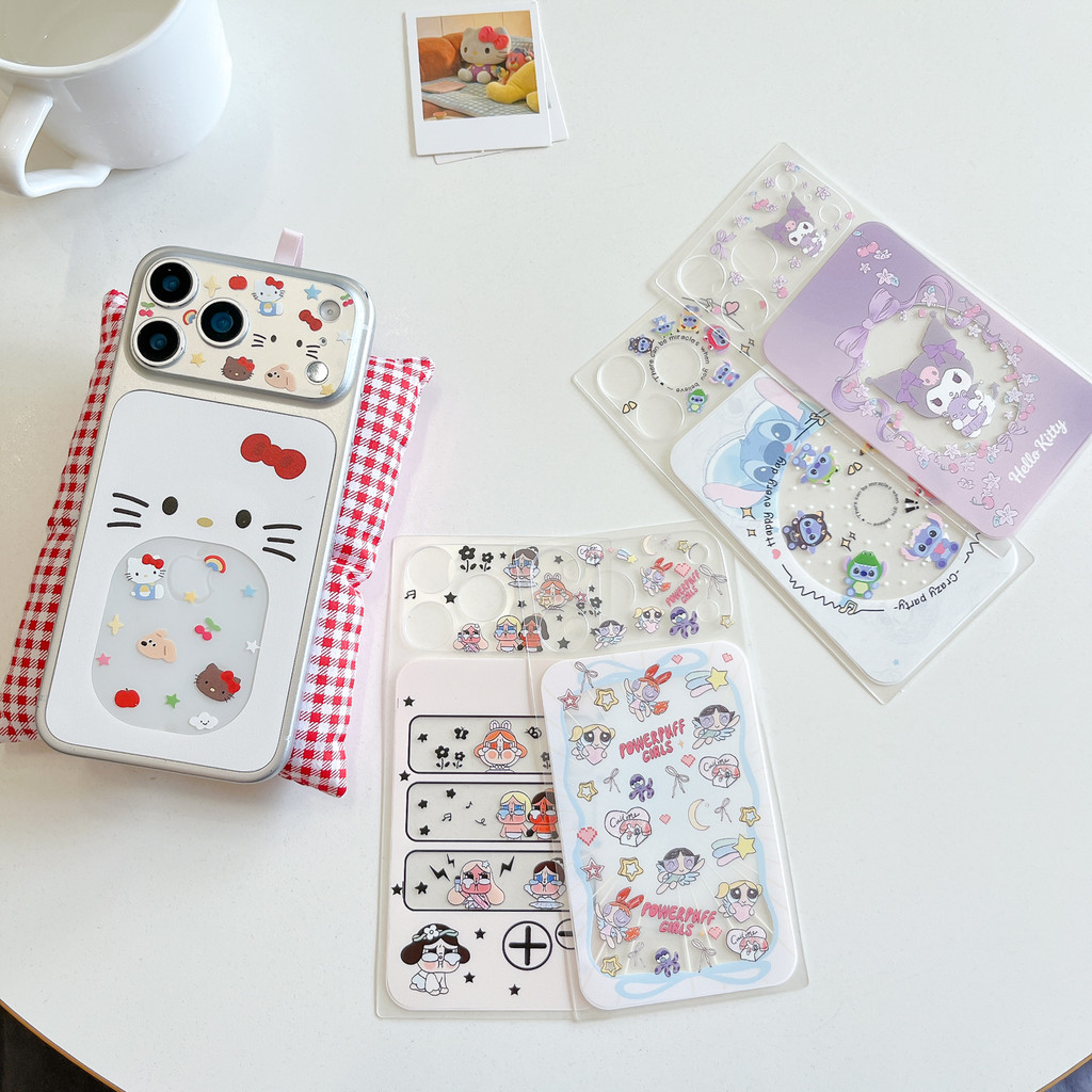 น่ารักการ์ตูน Matte Back Protector ฟิล์มสําหรับ iPhone 17 Pro 17 Pro Max Anti-Scratch Anti-Fingerprint Slim ผิวสติกเกอร์ห่อ