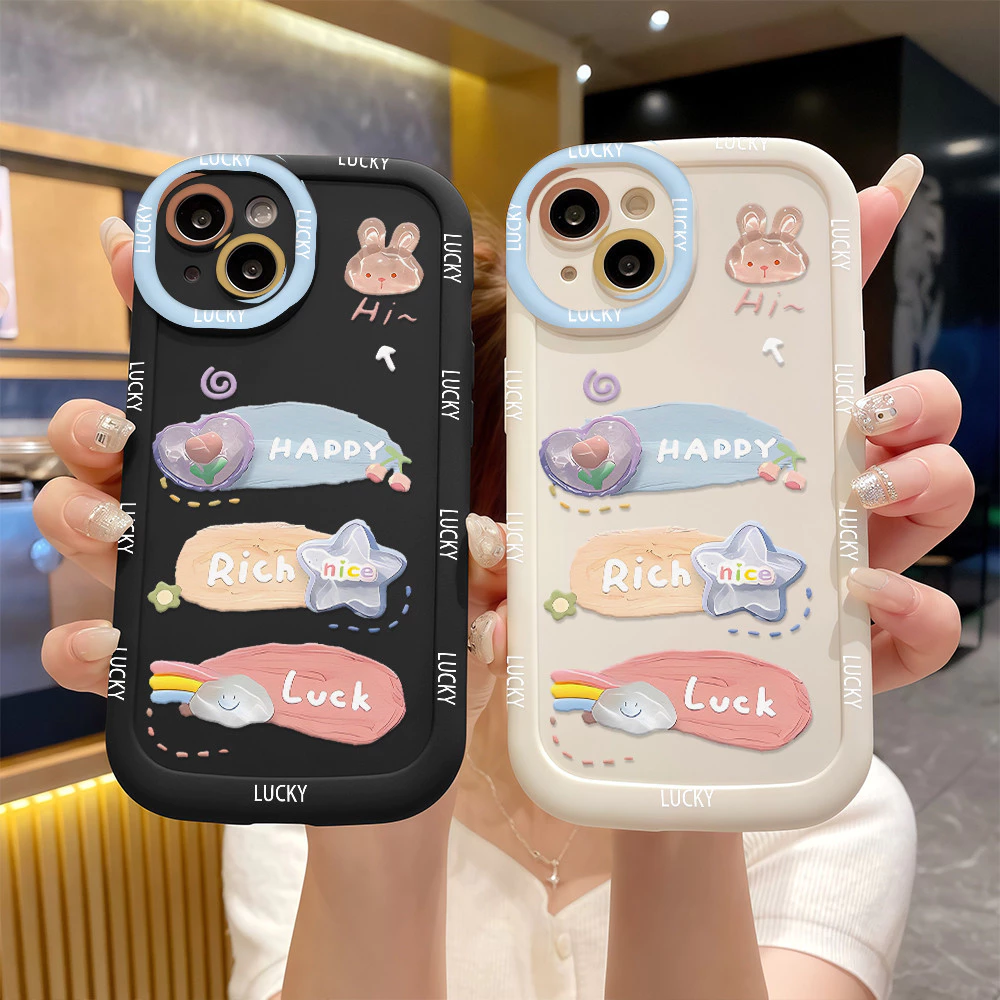 เคส สำหรับ OPPO A384G A164G/A16S4G A174G A532 A33 A32 2020 A5S 4G A15S 4G A74 A54 A57 2022 case，วาดภาพตลกๆ，ส่งจากไทย
