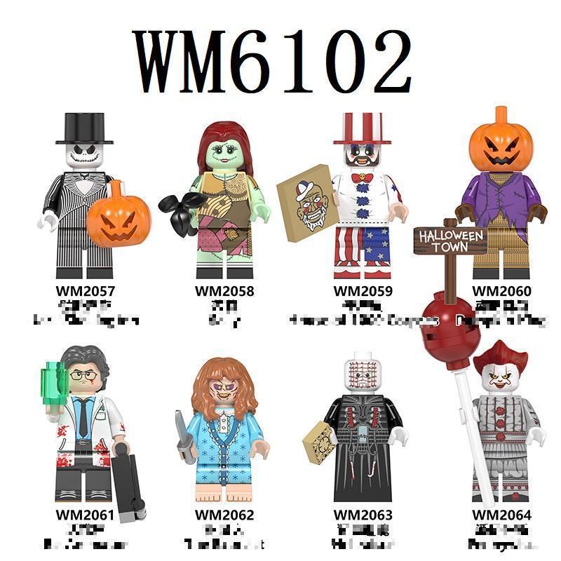 สินค้า WM6102 TV Movie Series การศึกษาประกอบ Minifigure Building Block ของเล่น 4.23